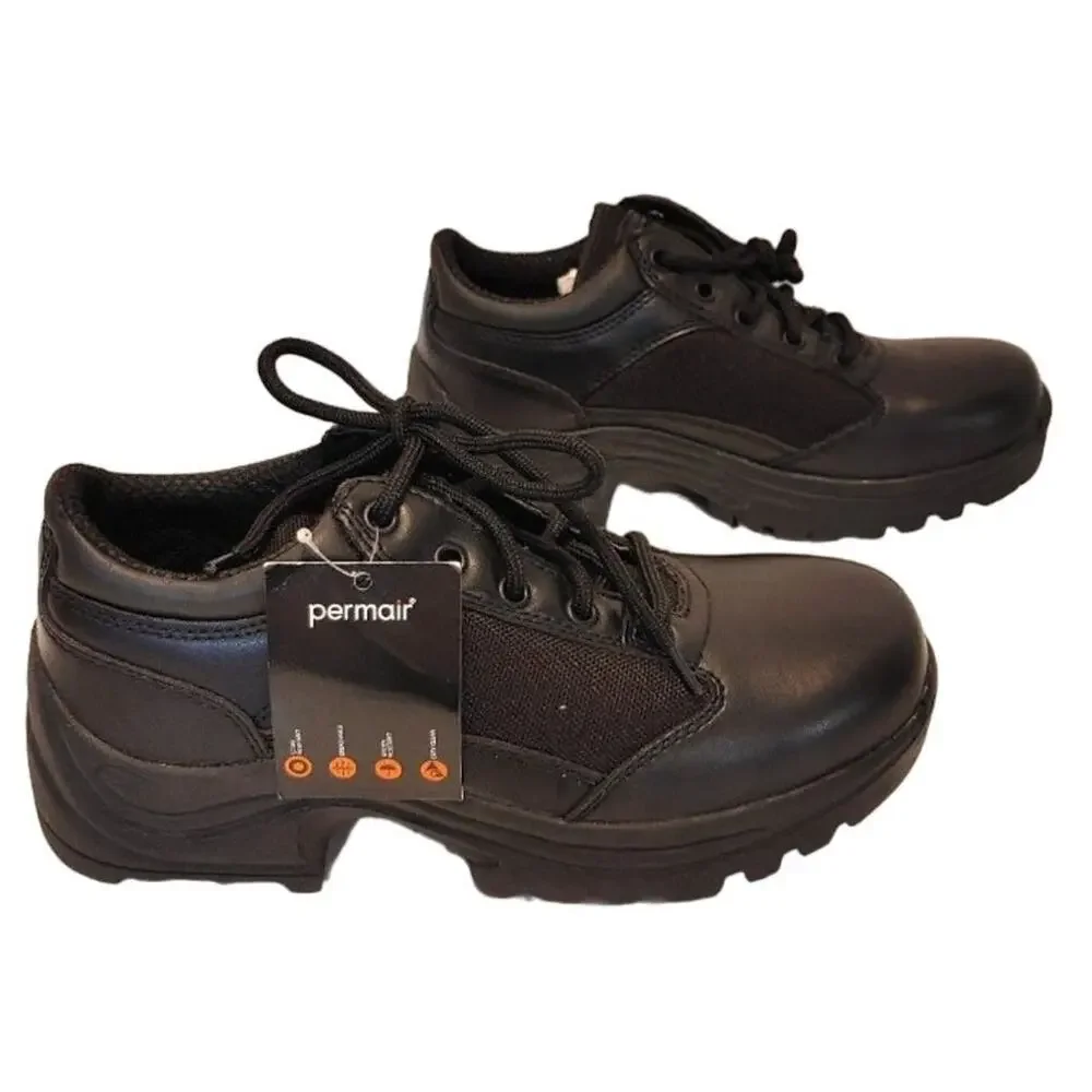 Galls Duty Boot Athletic Oxford Low Top Shoes Leather Black Mens Size US 7M NWT